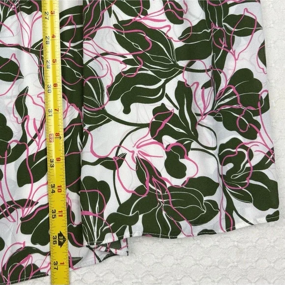 Parker Midi Skirt Womens A-Line Sz 2 Floral Tiered Spring Boho Cottagecore Girly - Picture 7 of 7